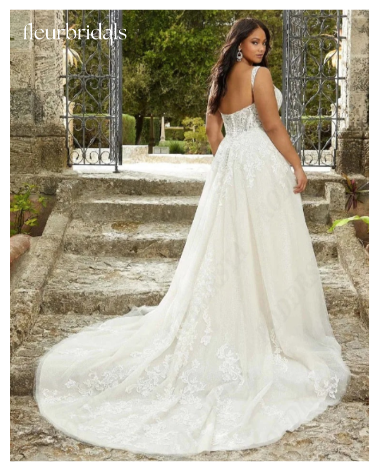 Plus Size Wedding Dresses For Women Boho A-line Sexy V-Neck Backless Custom Made Bridal Gown