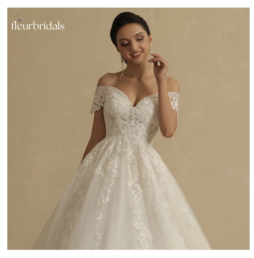 Princess Glitter Wedding Dresses For Women Bride Romantic Lace Sleeveless Boho Bridal Gown